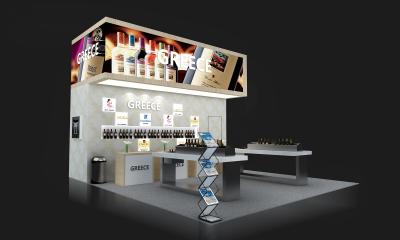 希腊红酒3D展台模型