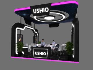 USHIO展台3D模型