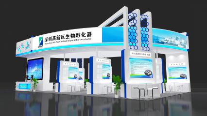 深圳高新区生物孵化器展台模型