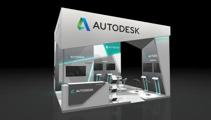 AUTODESK展台3D模型