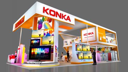 KONKA展台3D模型