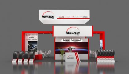 HORIZON展台模型