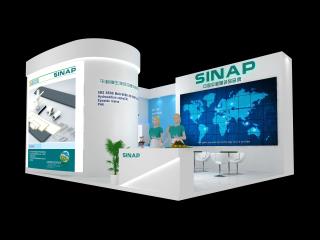 SINAP展台模型