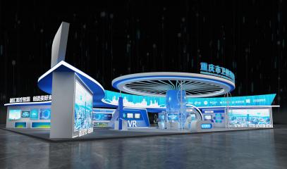 重庆展览设计3d模型