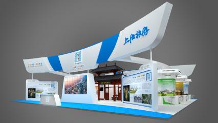上海旅游展台模型