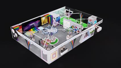 盛虹 展台3d模型