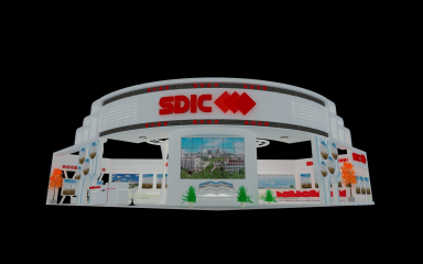 SDIC展台模型