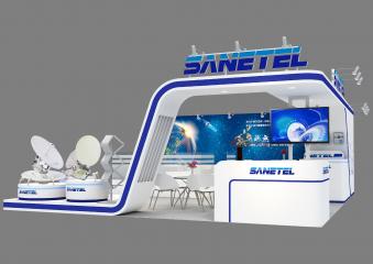 SANETEL展台模型