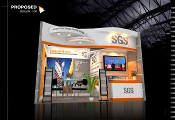 SGS展台模型