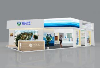 中国太平展台3D模型