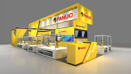 Fanuc 展台3d 模型