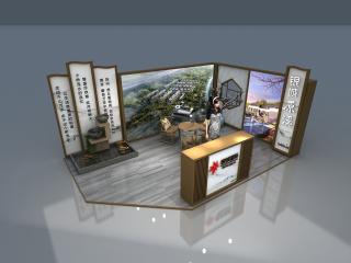银城原溪展台3d模型