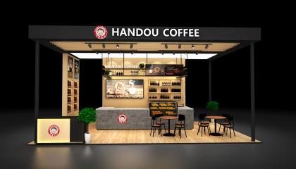 HANDOU  COFFEE展台模型