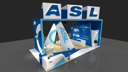 ASL展台模型