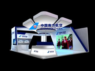 中国南方航空展台模型