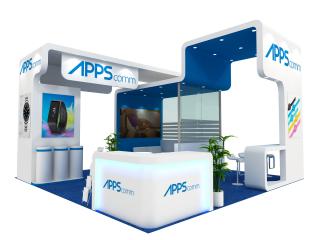 APPS展台3d模型