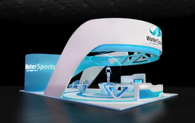 WaterSports展台模型