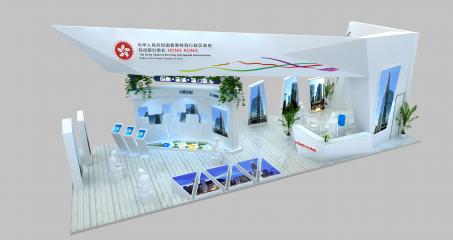 香港展台3D模型