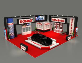 SONAX展台模型