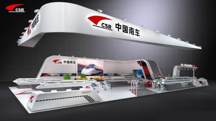 中国南车展台模型