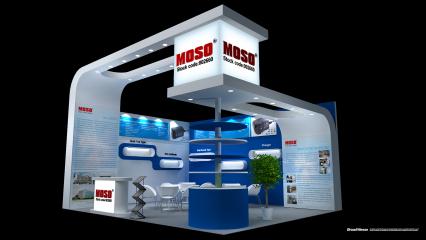 MOSO展台模型