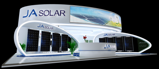 JA solar展台模型