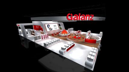 GALANZ展台模型