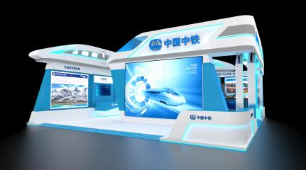 中铁展台3D模型
