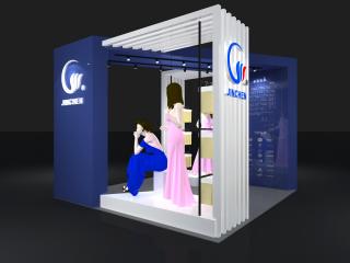 金辰展臺(tái)3D模型展示展臺(tái)模型