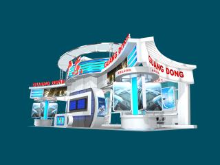 广东展台3D模型