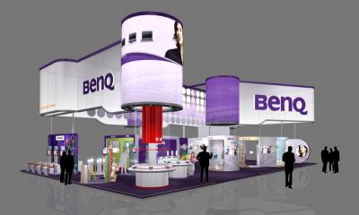 BENQ展台模型