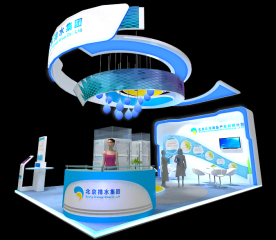 北京排水集团展台模型