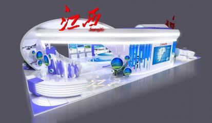 江西展台3D模型