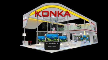 KONKA展台模型