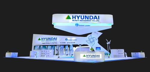 HYUNDAI展台模型