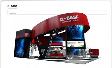 BASF展台模型
