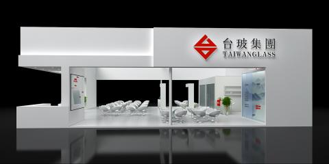TAIWAN GLASS展台3d模型