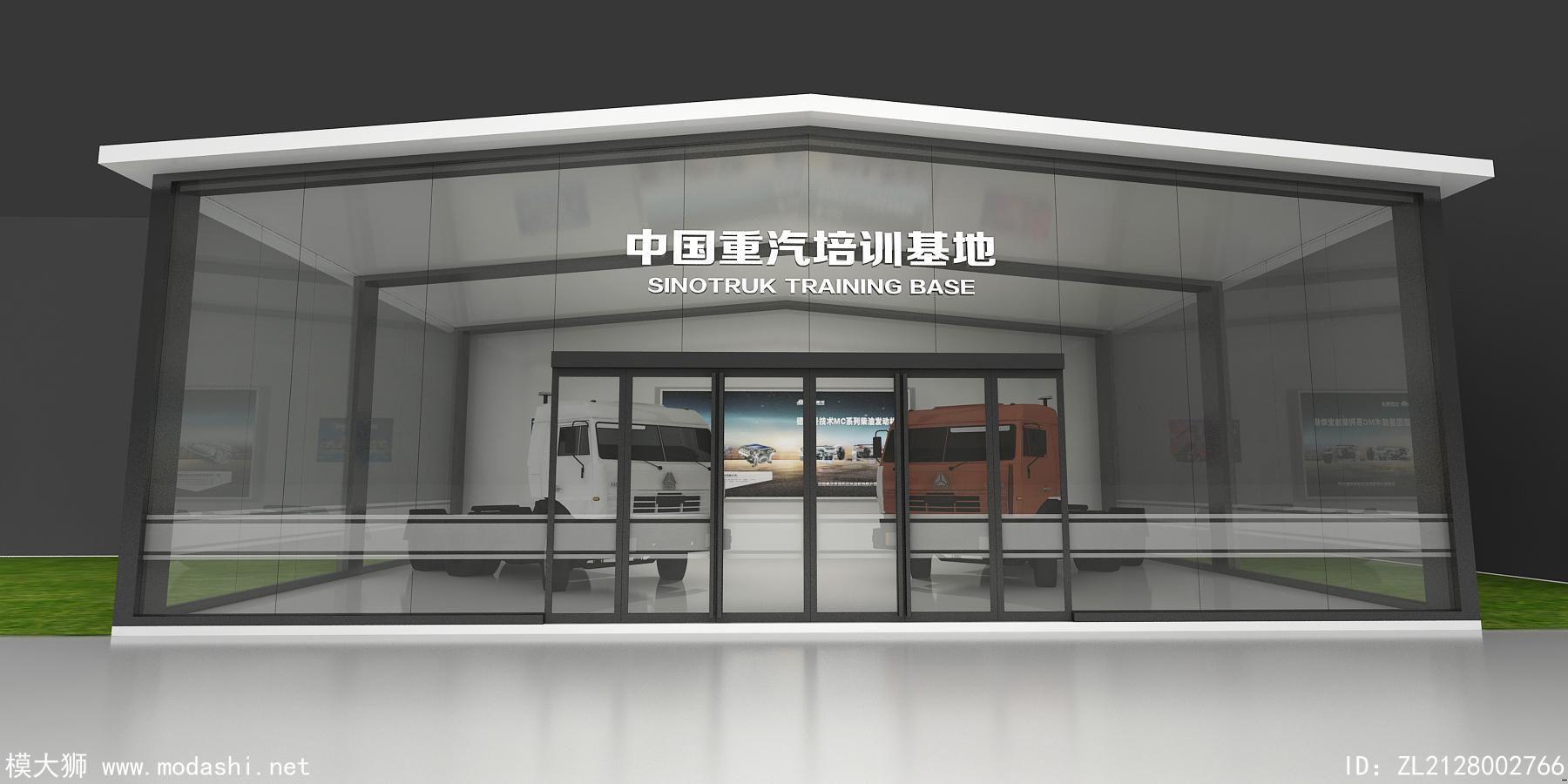 中国重汽发动机展厅模型