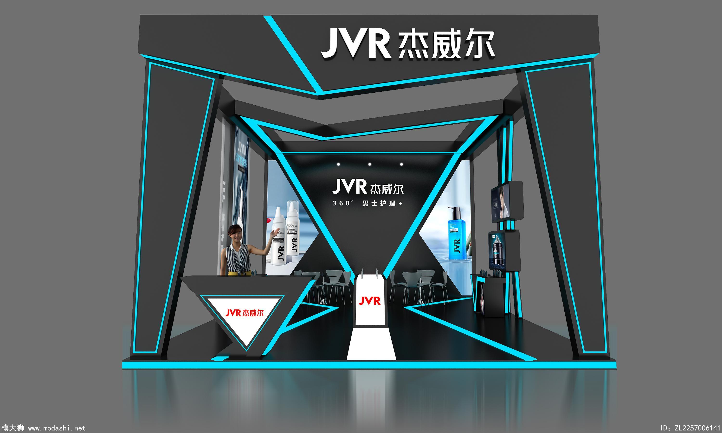 杰威爾展覽設(shè)計3d模型