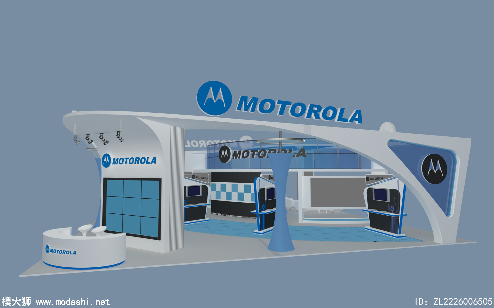 MOTOROLA展台模型