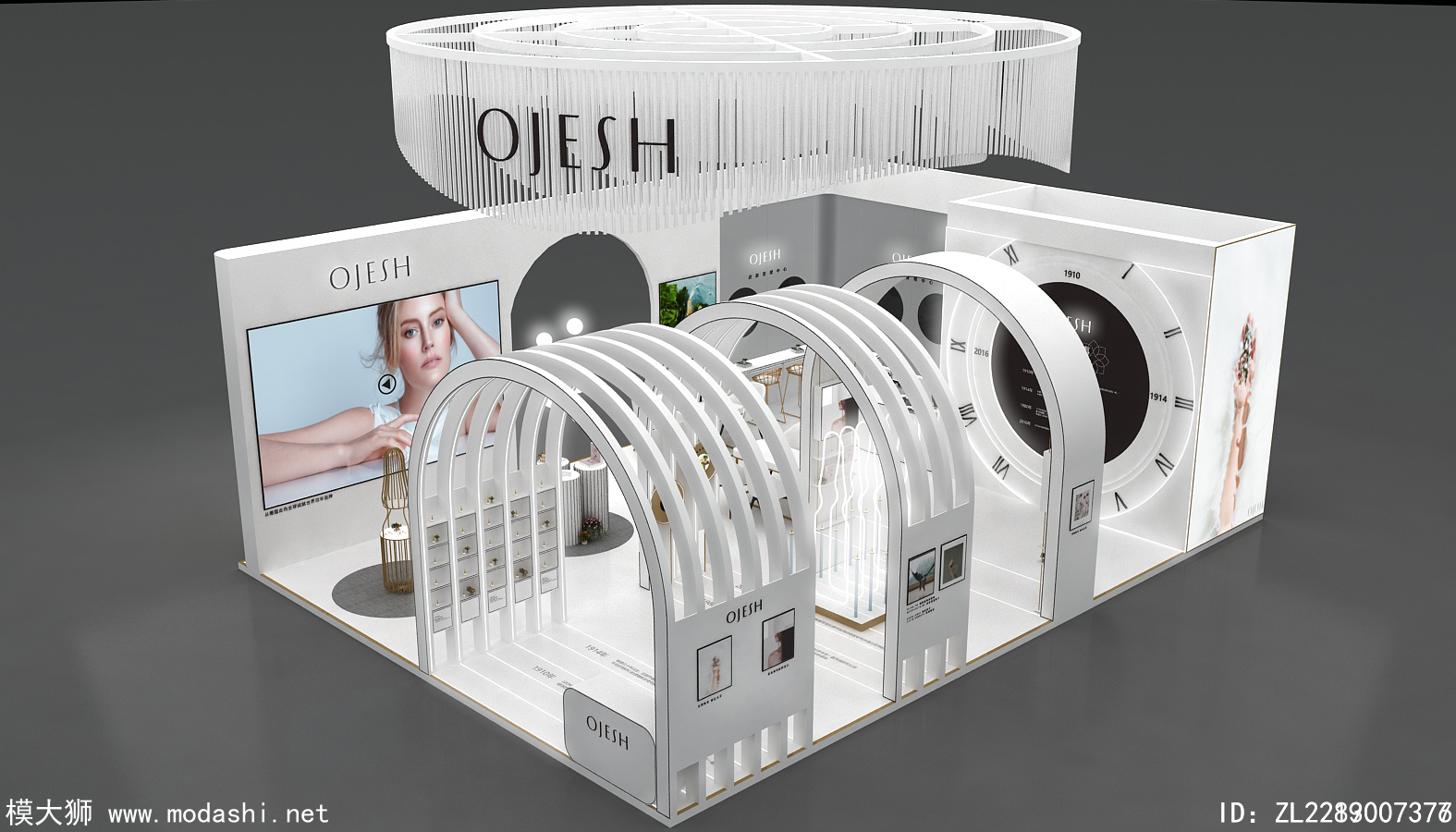OJESH展台模型