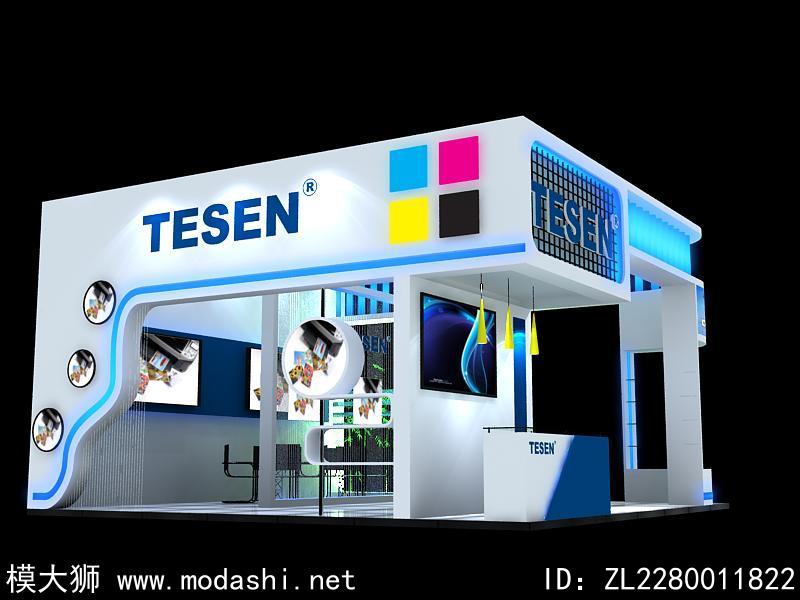 TESEN展台模型