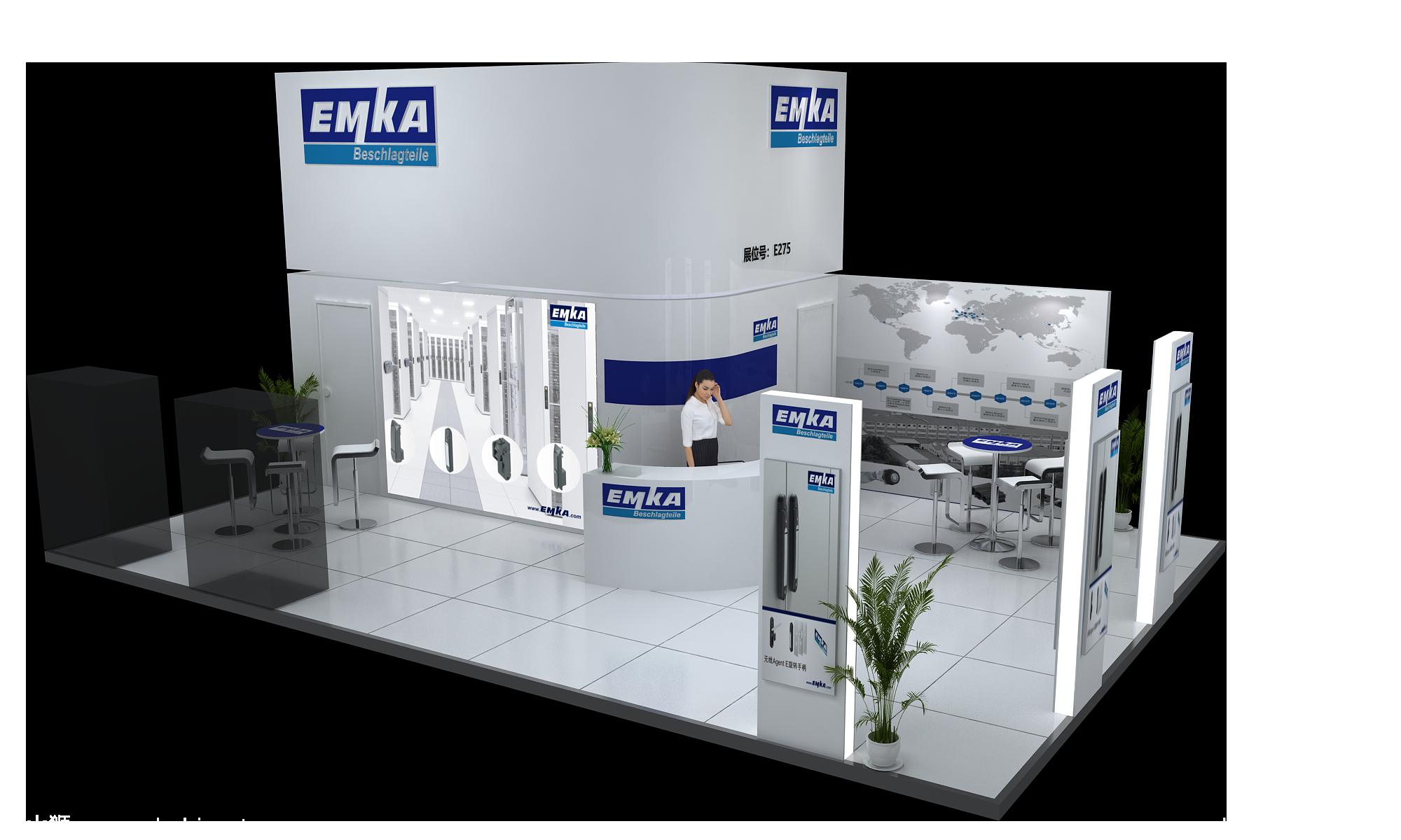 EMKA展台3d模型