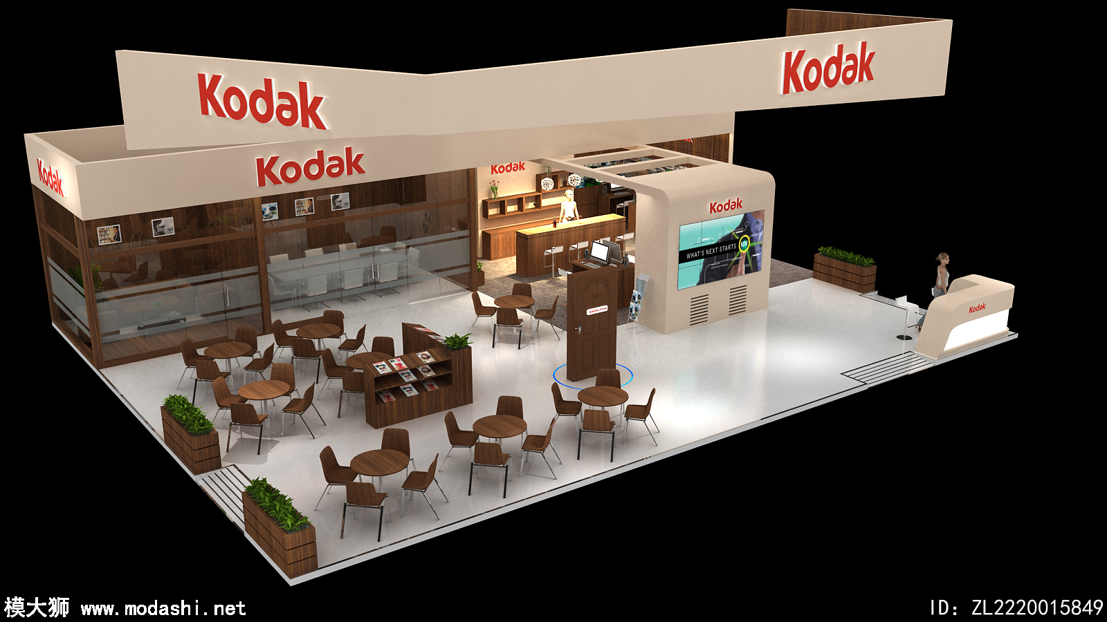 KODAK展台模型