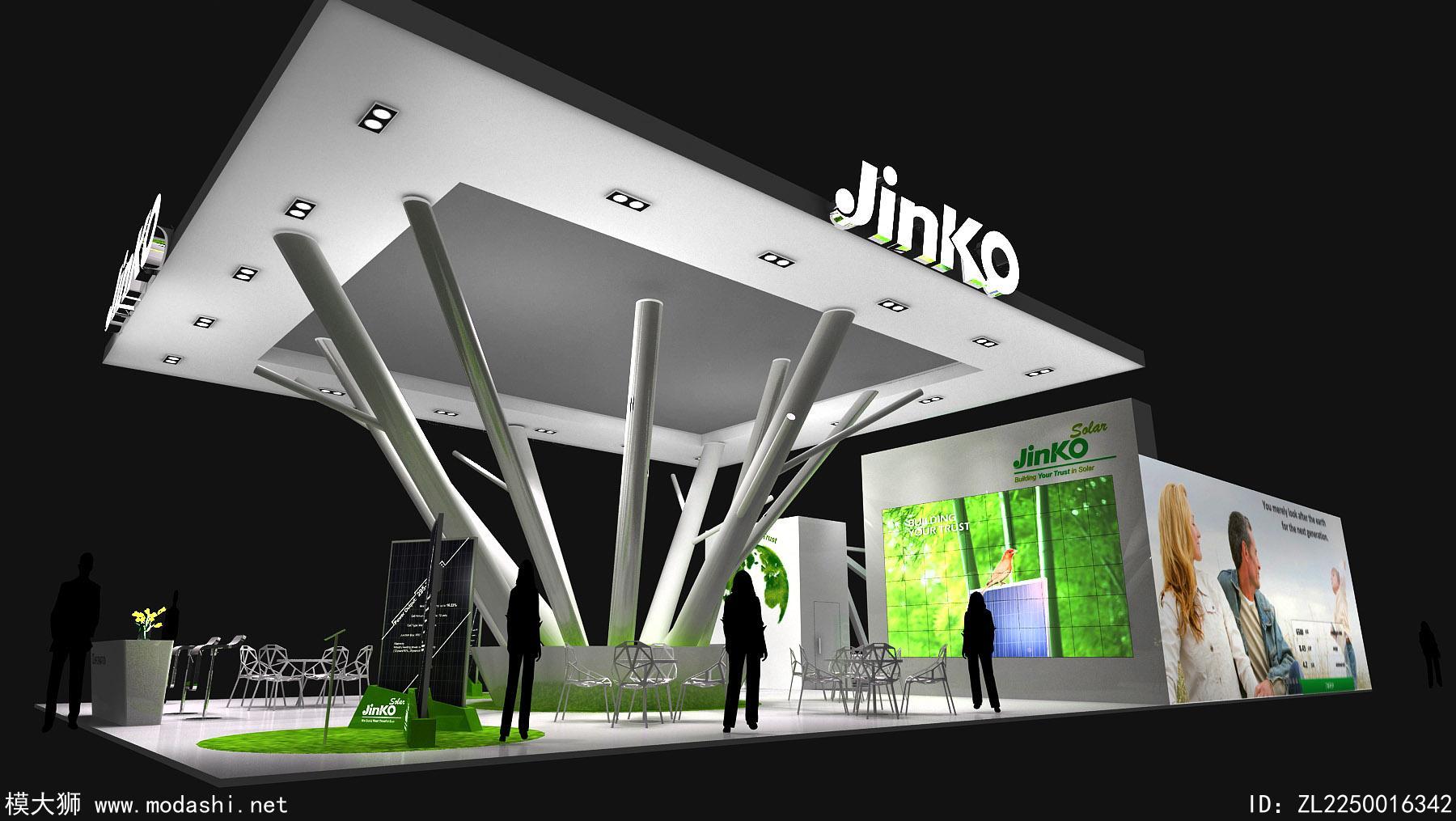 JINKO展台模型