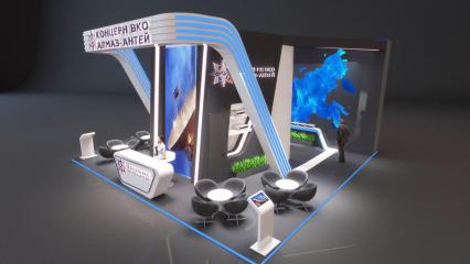 Complex Exhibition Stand for the Almaz-Antey Corp