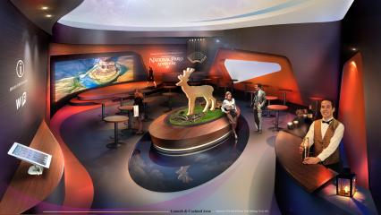 USA National Park travel exhibition Space design素材照片