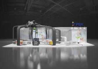 РВК exhibition stand Open Innovations Forum 2020素材照片
