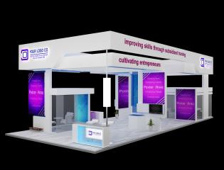 3D Booth Exhibition Stand a539