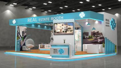 3D Exhibition Booth Real Estate